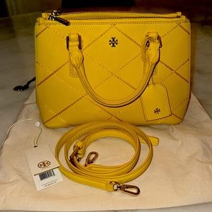 Tory Burch Robinson Micro double zip tote